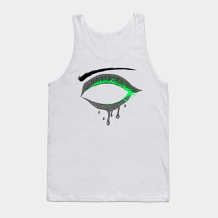 Neon Psychedelic Slime Eye Tank Top